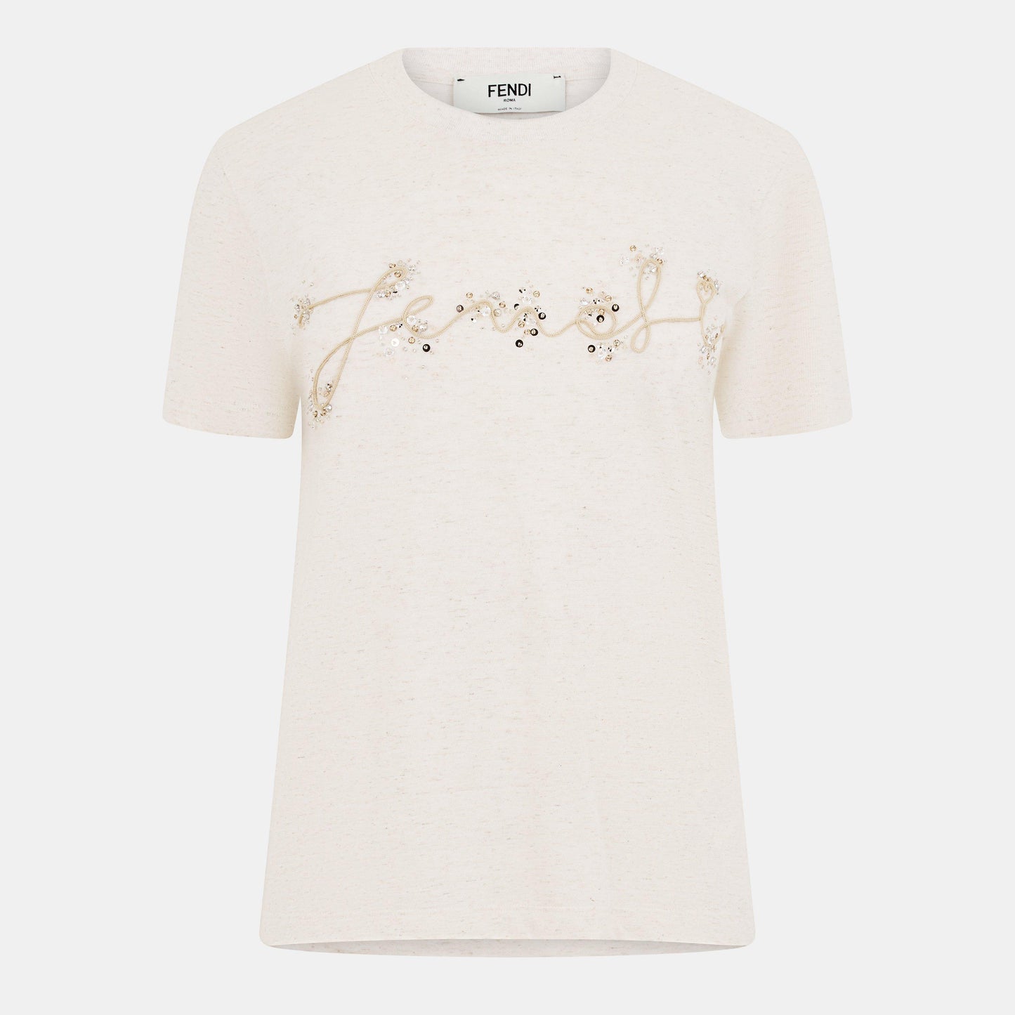 Fendi Women's Embroidered T-Shirt