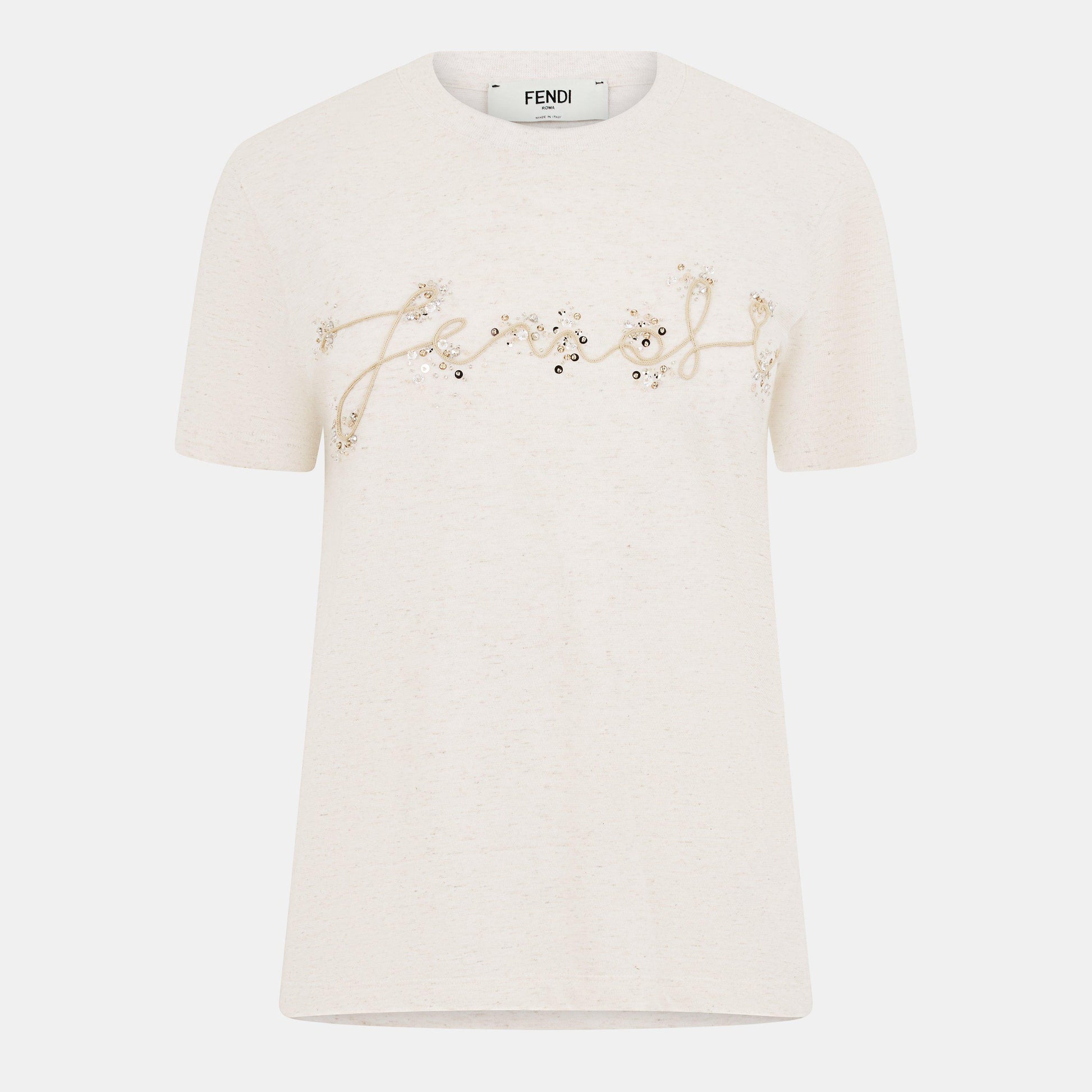 Fendi Women's Embroidered T-Shirt