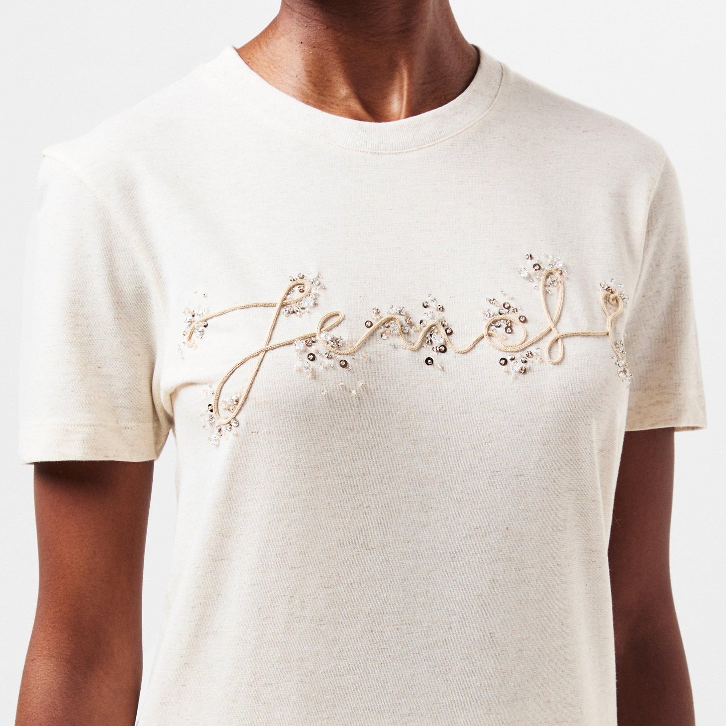 Fendi Women's Embroidered T-Shirt