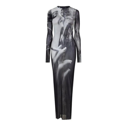 Jean Paul Gaultier JPG Mesh Long Dress Ld64
