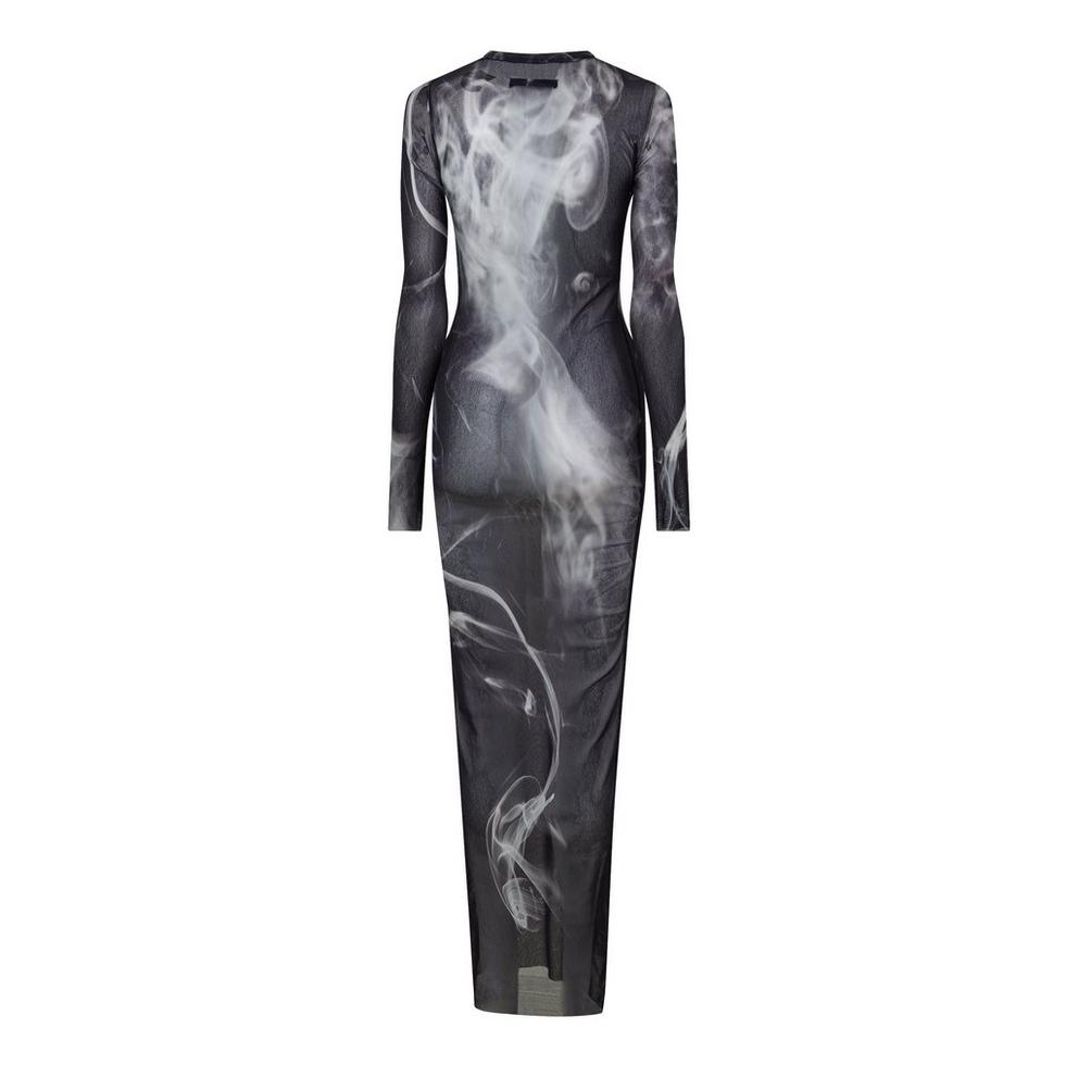 Jean Paul Gaultier JPG Mesh Long Dress Ld64