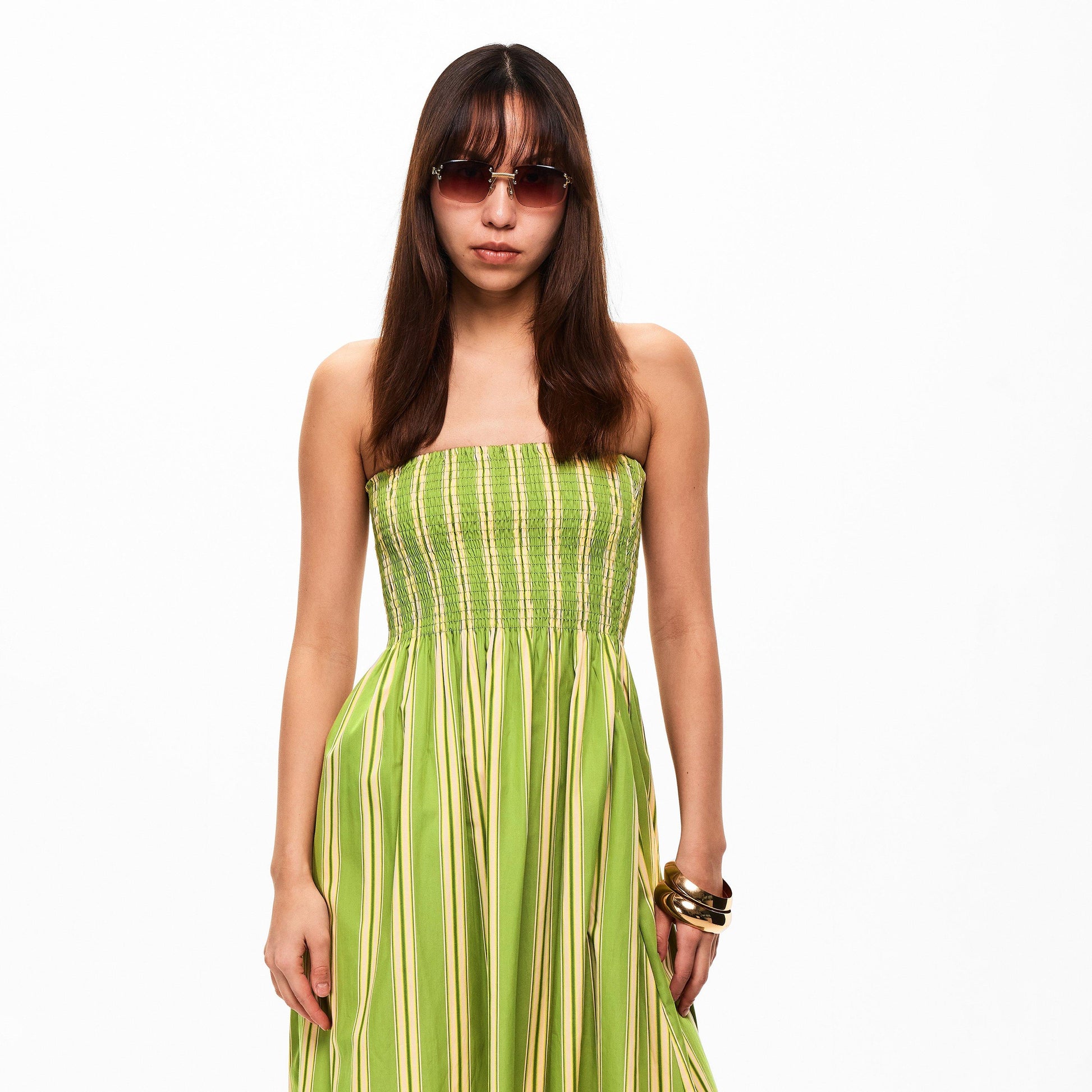 Faithfull The Brand Women's Jamie Midi A Line Dress