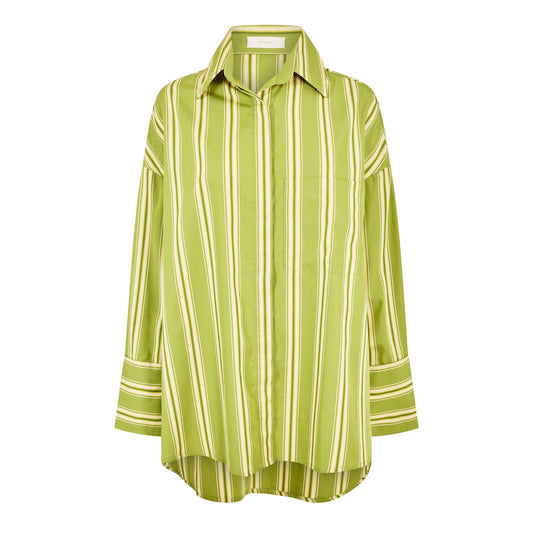 Faithfull The Brand Women's Clemente Long Sleeve Patterned Shirt