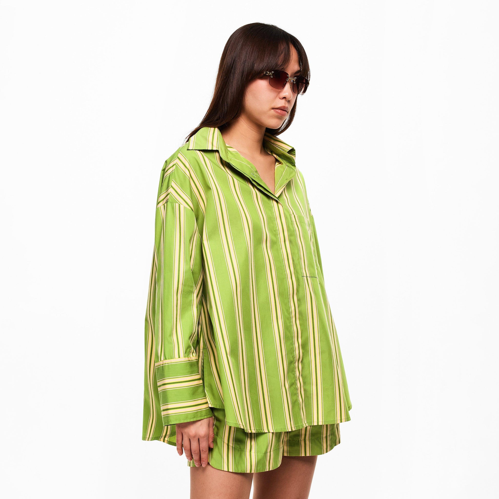 Faithfull The Brand Women's Clemente Long Sleeve Patterned Shirt
