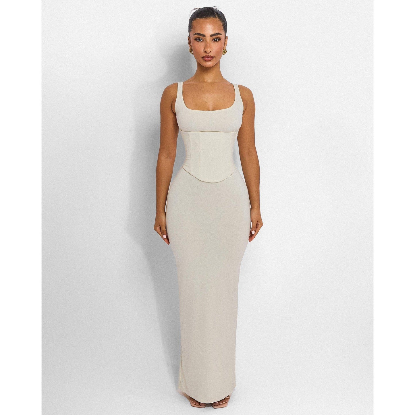 Mars The Label Womens Sandra Scoop Maxi Dress