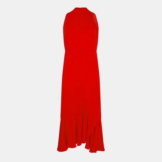 Neck Tie Midi Dress