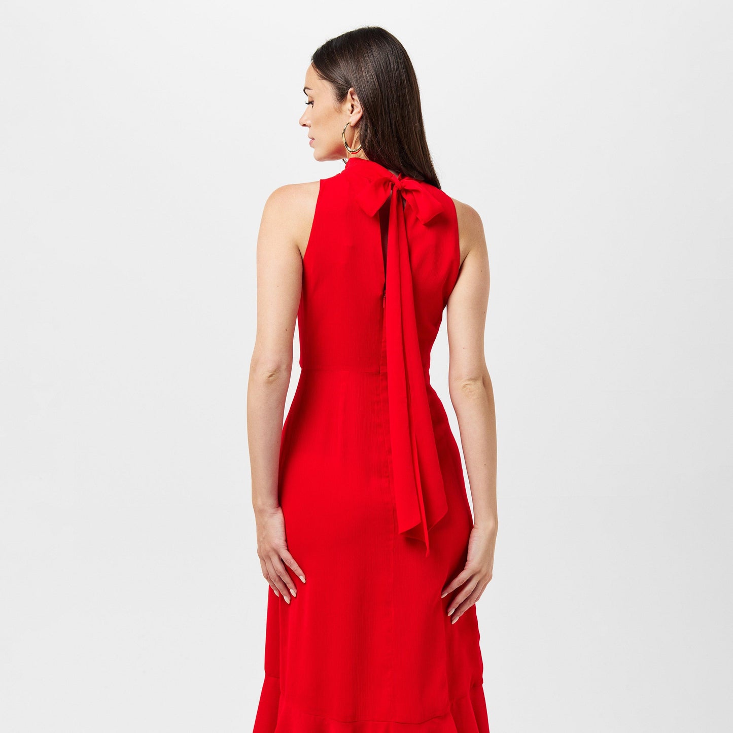 Ted Baker Neck Tie Midi Dress