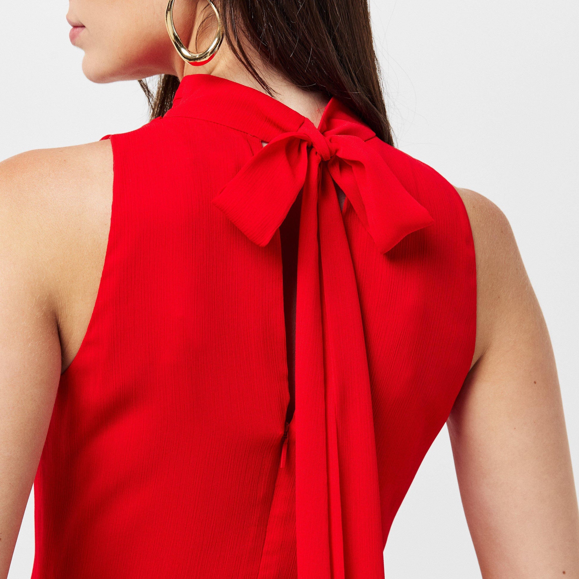 Ted Baker Neck Tie Midi Dress