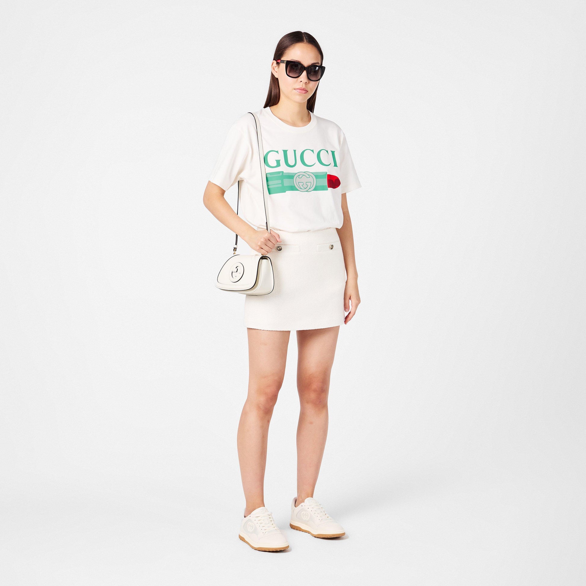 Gucci Women's Lipstick Print Cotton T-Shirt