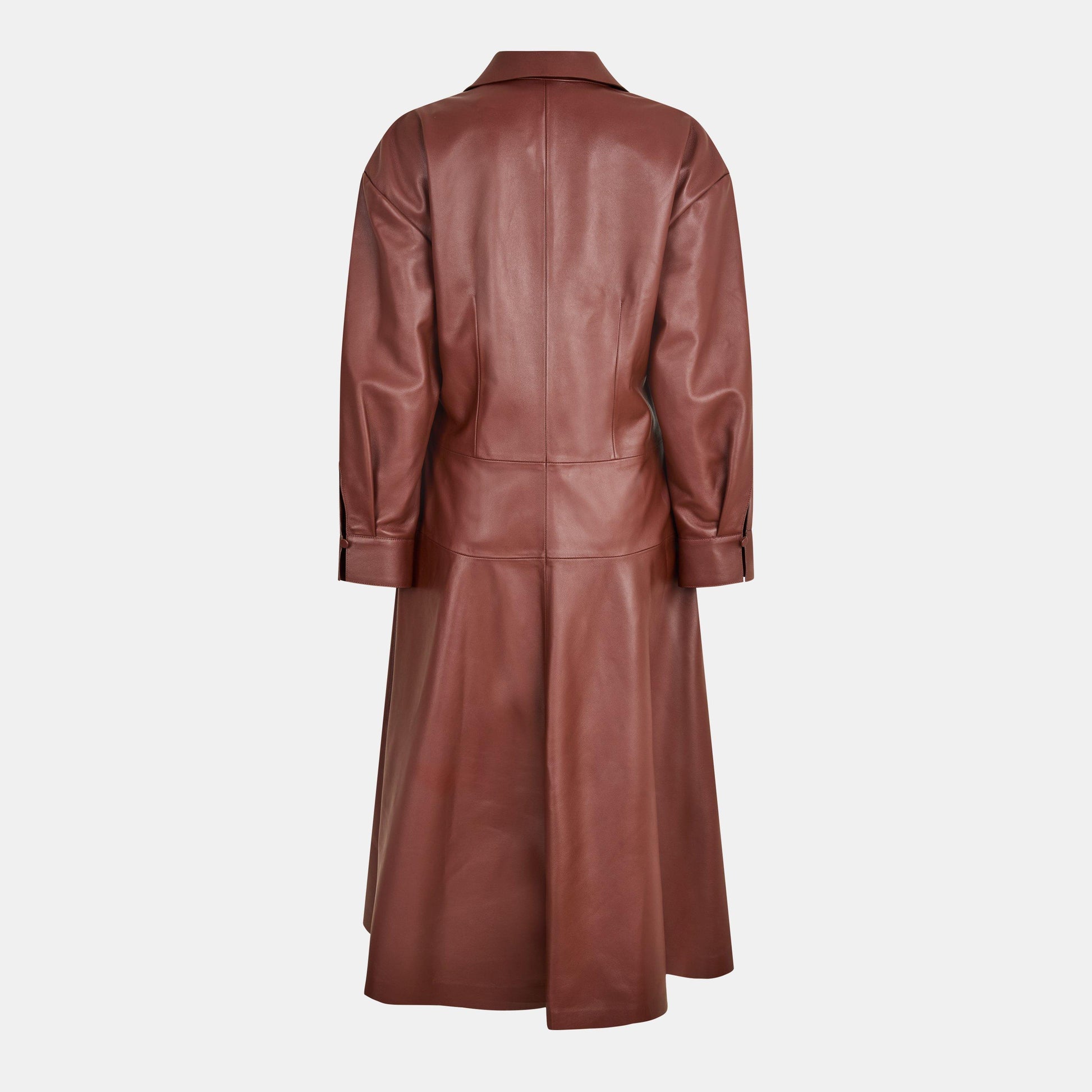 Fendi Women's Leather A Line Dress