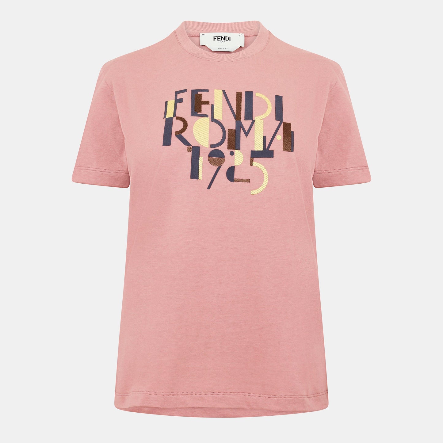 Fendi Pink cotton T-shirt