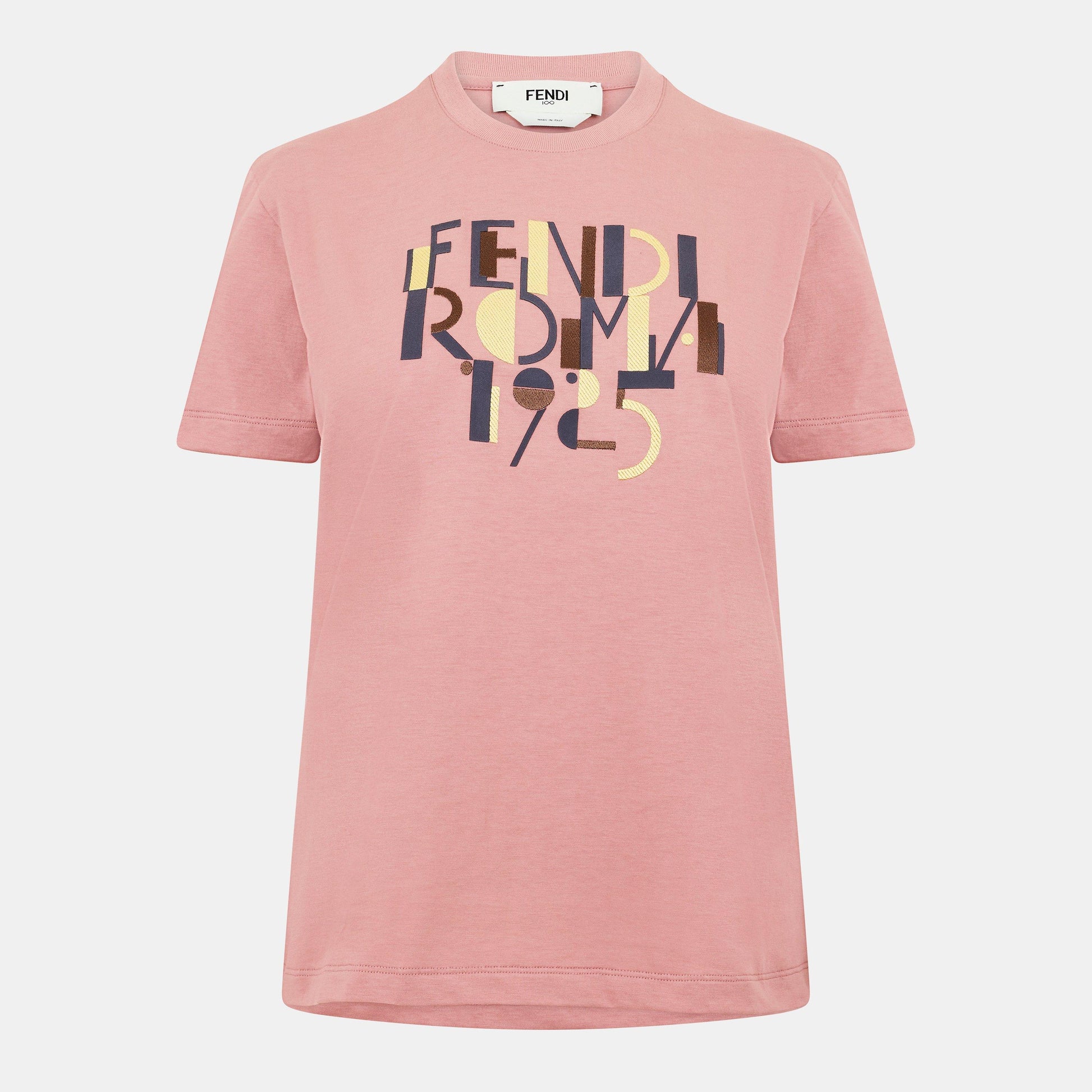 Fendi Pink cotton T-shirt