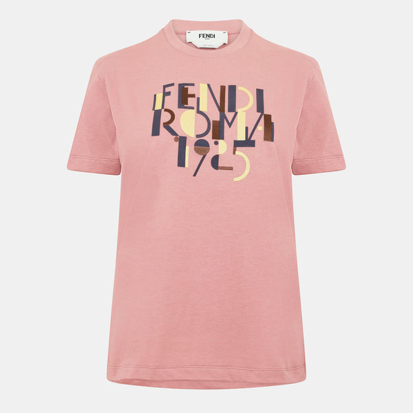 Fendi Pink cotton T-shirt
