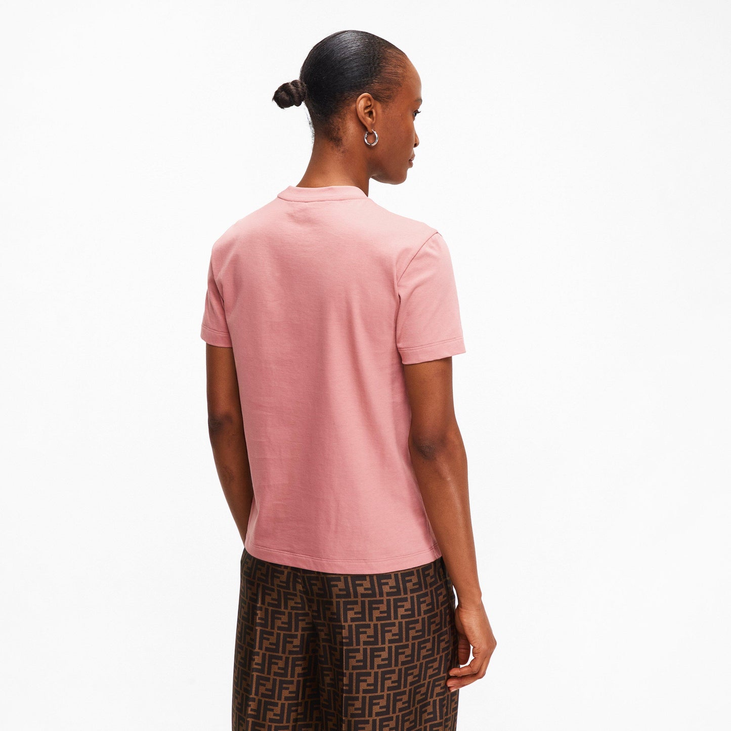 Fendi Pink cotton T-shirt