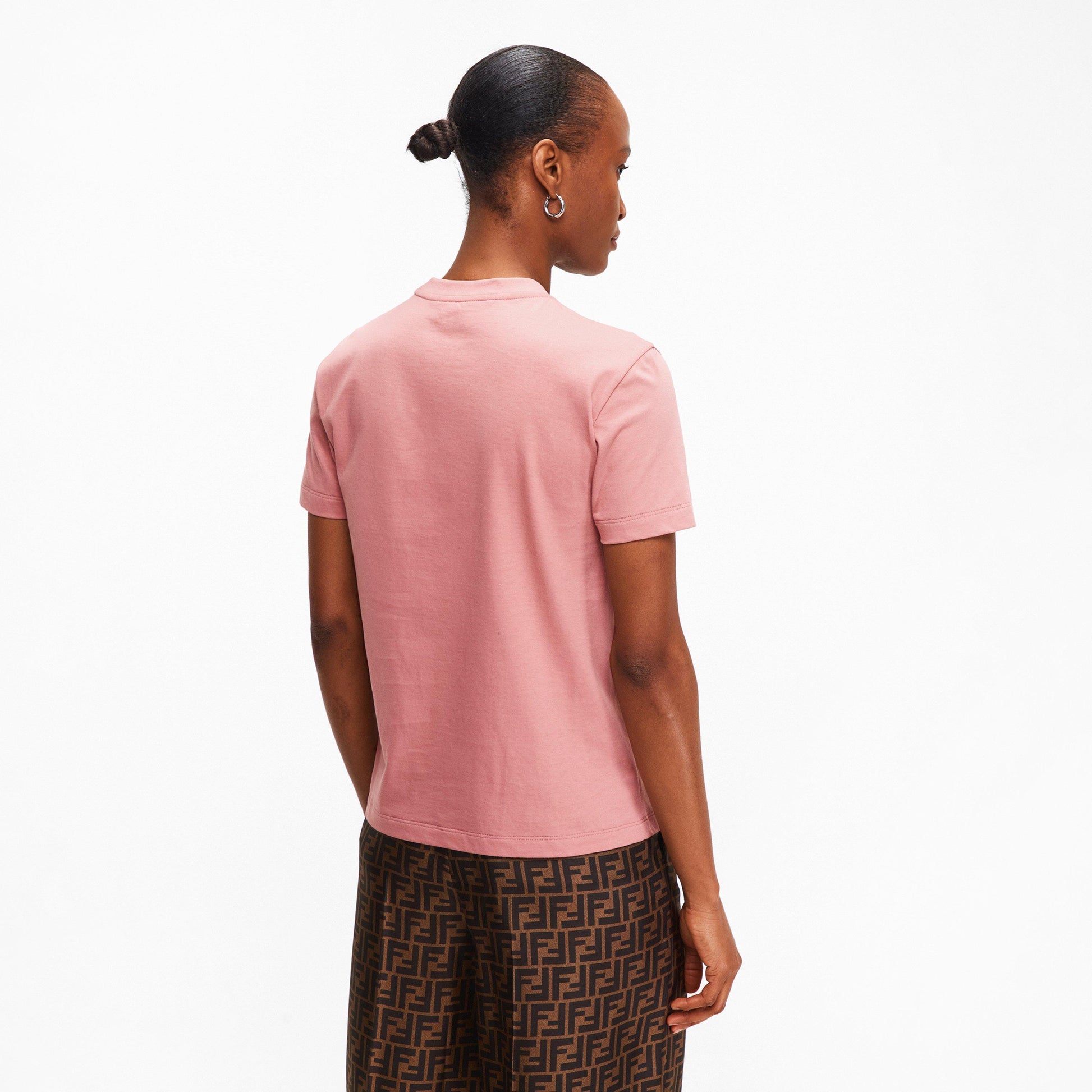 Fendi Pink cotton T-shirt