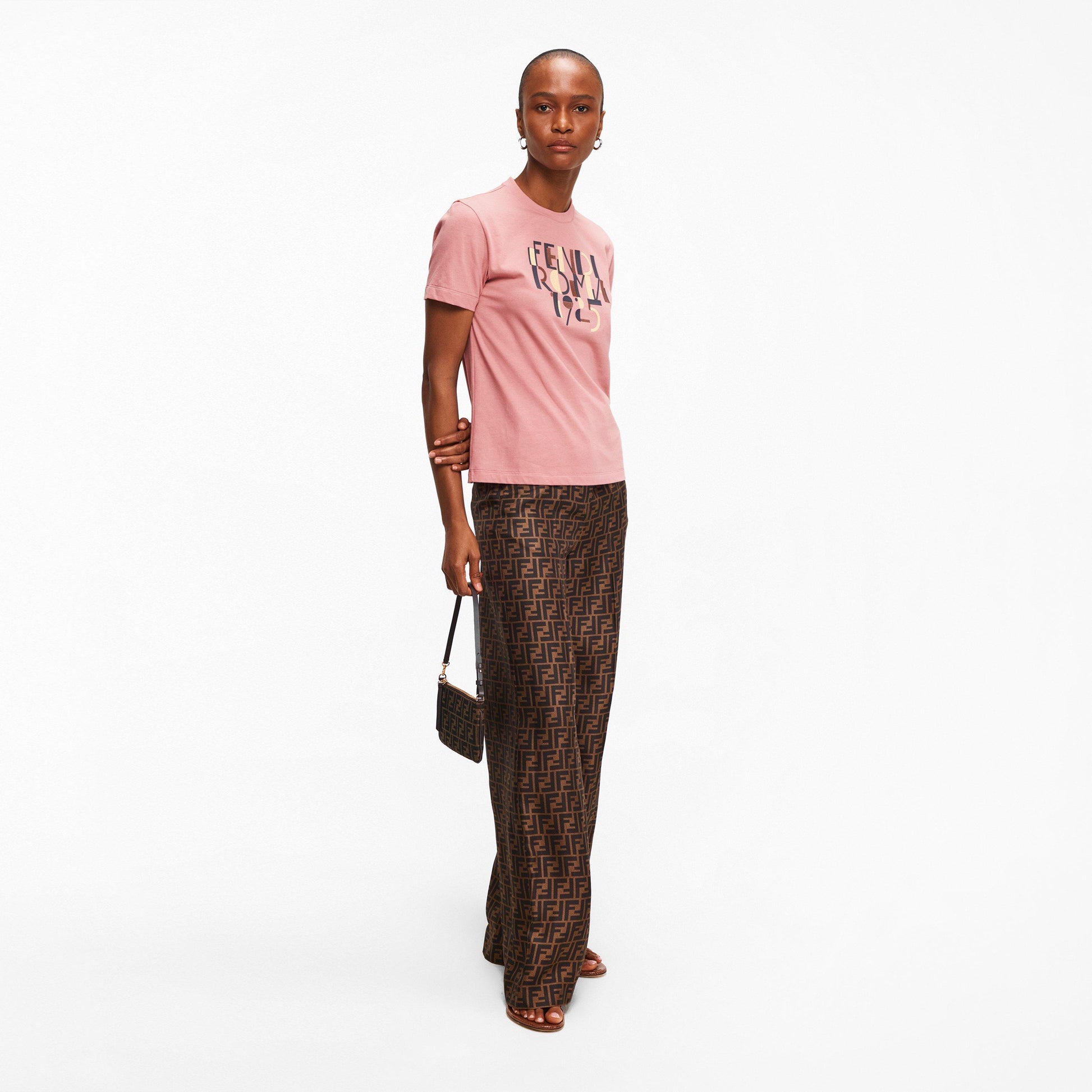 Fendi Pink cotton T-shirt