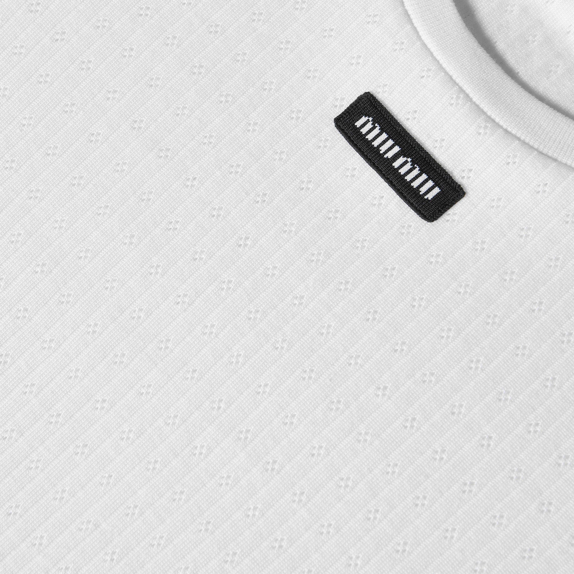 Miu Miu Women's Pointelle Slim Fit T-Shirt