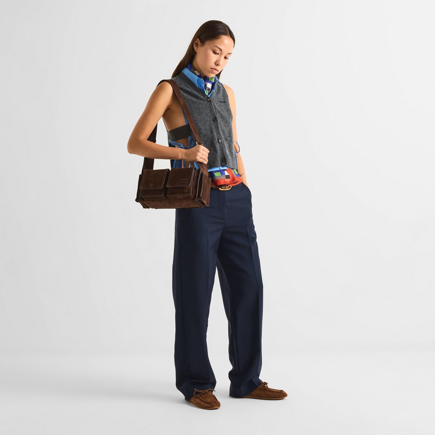 Miu Miu Women's Short Sleeve Plain Shirt
