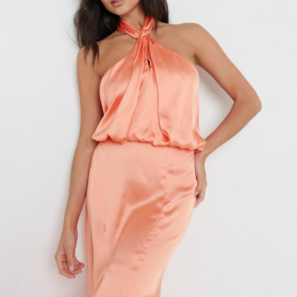Women's Halter Maxi Dress