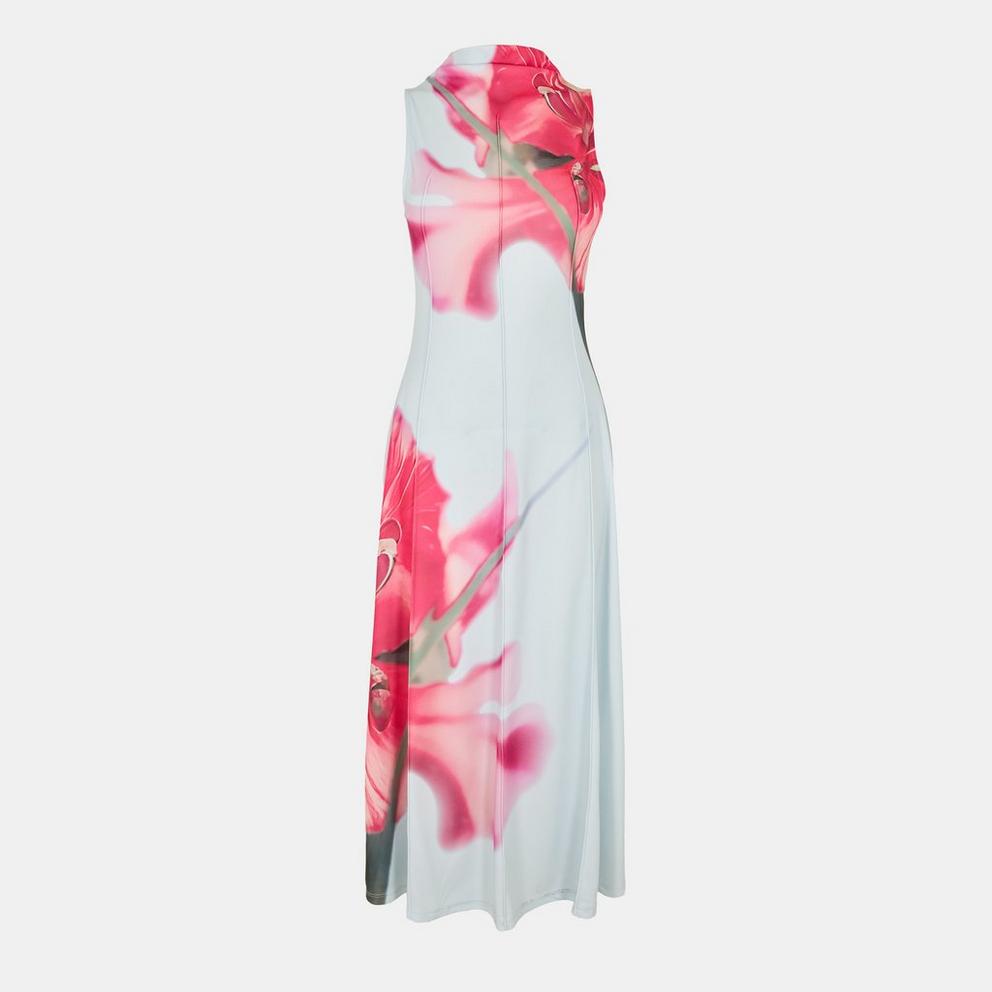Women's Mesh Midi Tea Dress