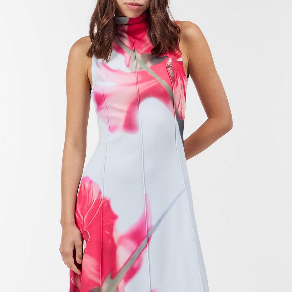 Women's Mesh Midi Tea Dress