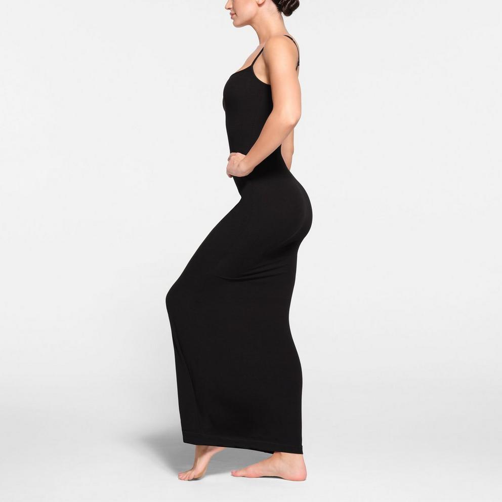 SKIMS Womens Soft Lounge Rib Slip Dress