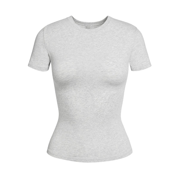 SKIMS Women’s Cotton Jersey Short Sleeve Fitted T-Shirt
