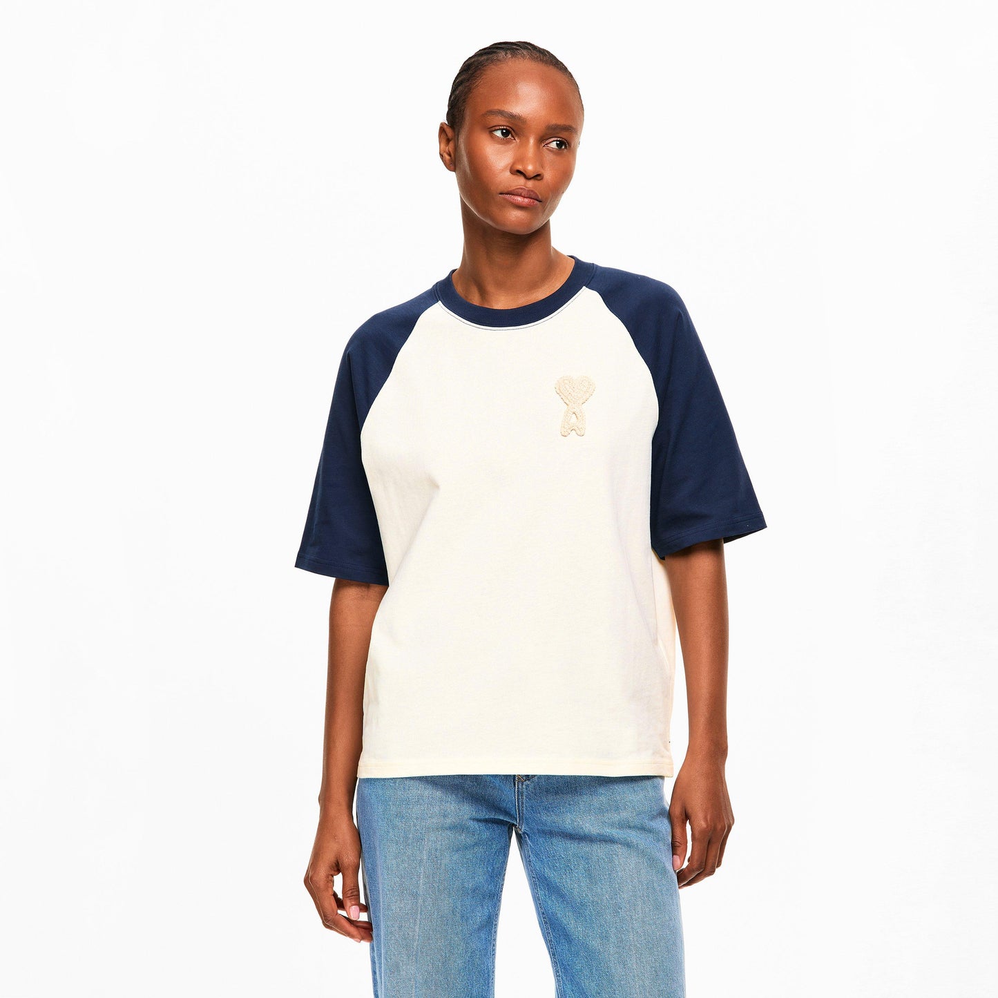 Ami Paris Women's Varsity Oversized T-Shirt