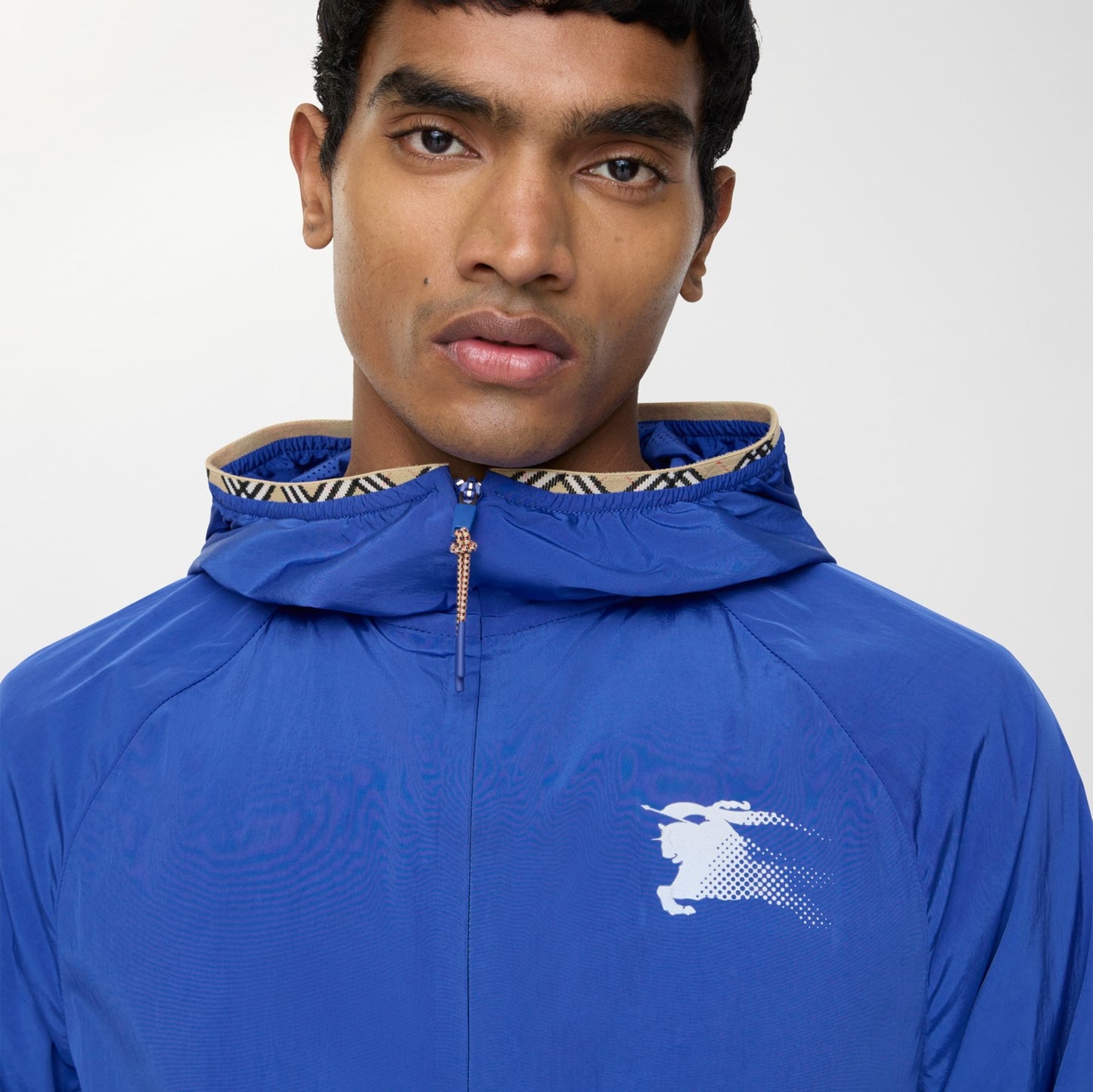 Nylon Hooded Jacket