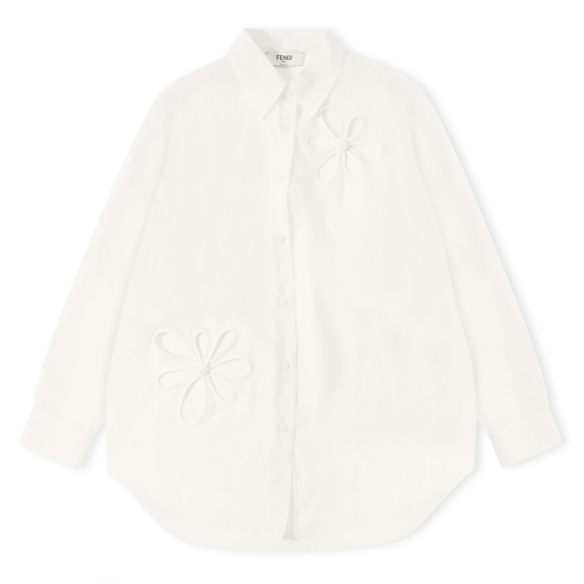 Fendi Women's Long Sleeve Patterned Shirt