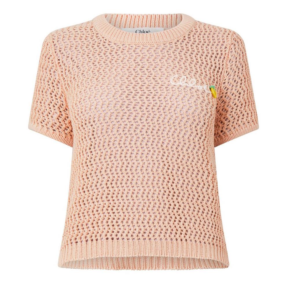 Chloe Women's MP20 Short Sleeve Knitted Top