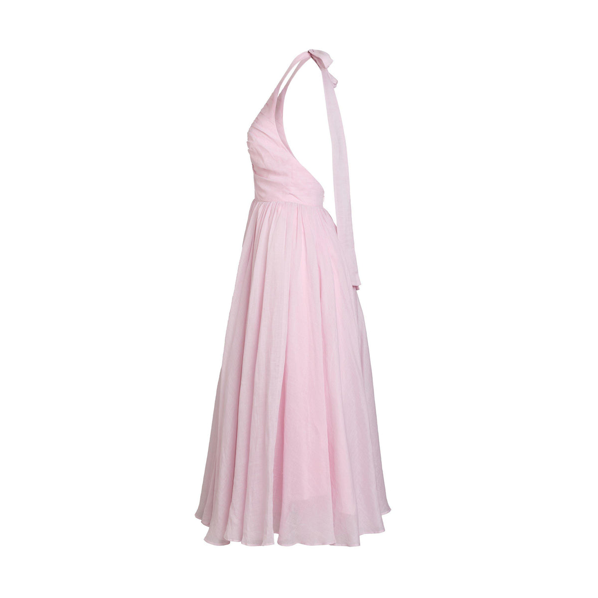 Bardot Women's Dorota Halter Neck Cotton Midi Dress