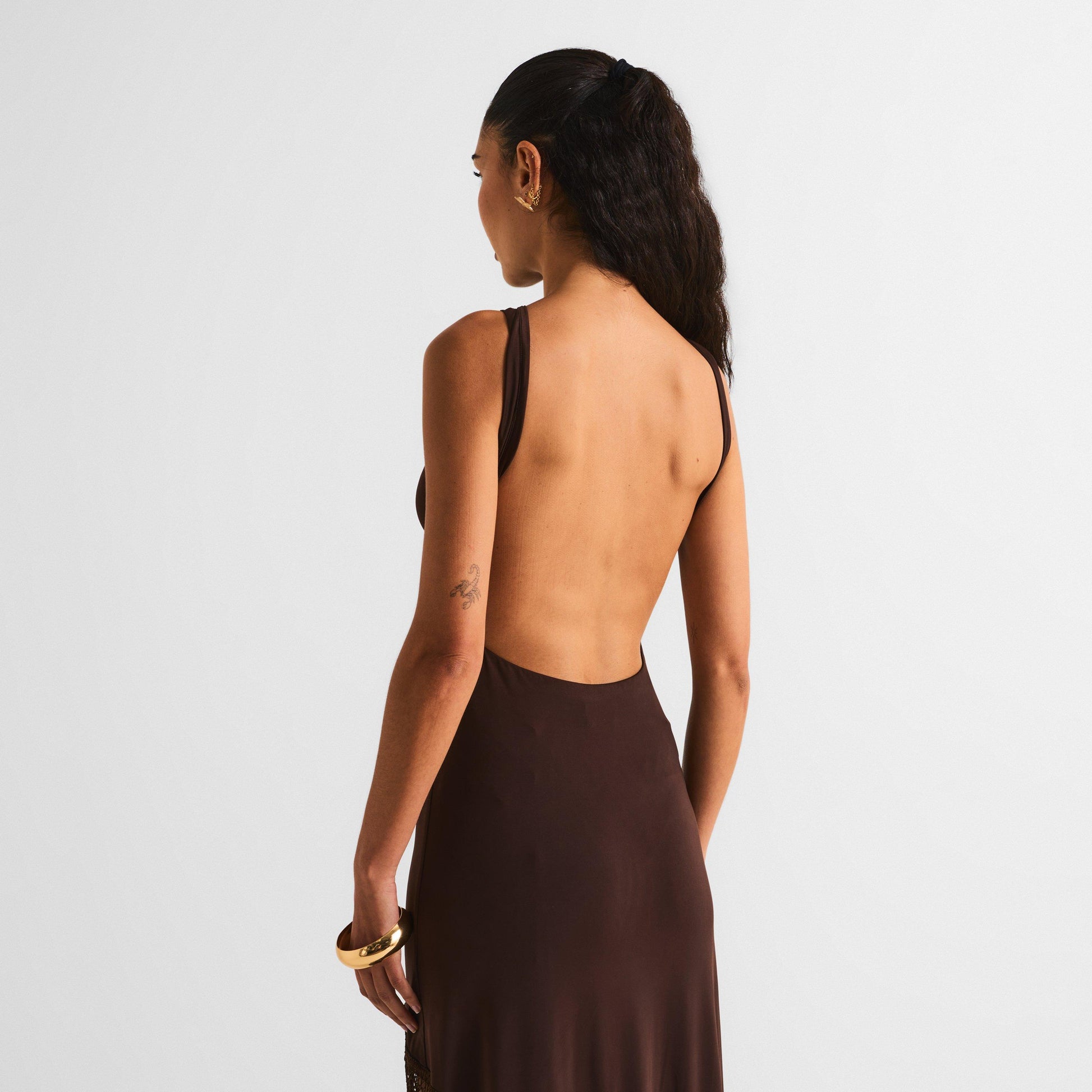 The Andamane Women's Marisol Fringe Long Maxi Dress