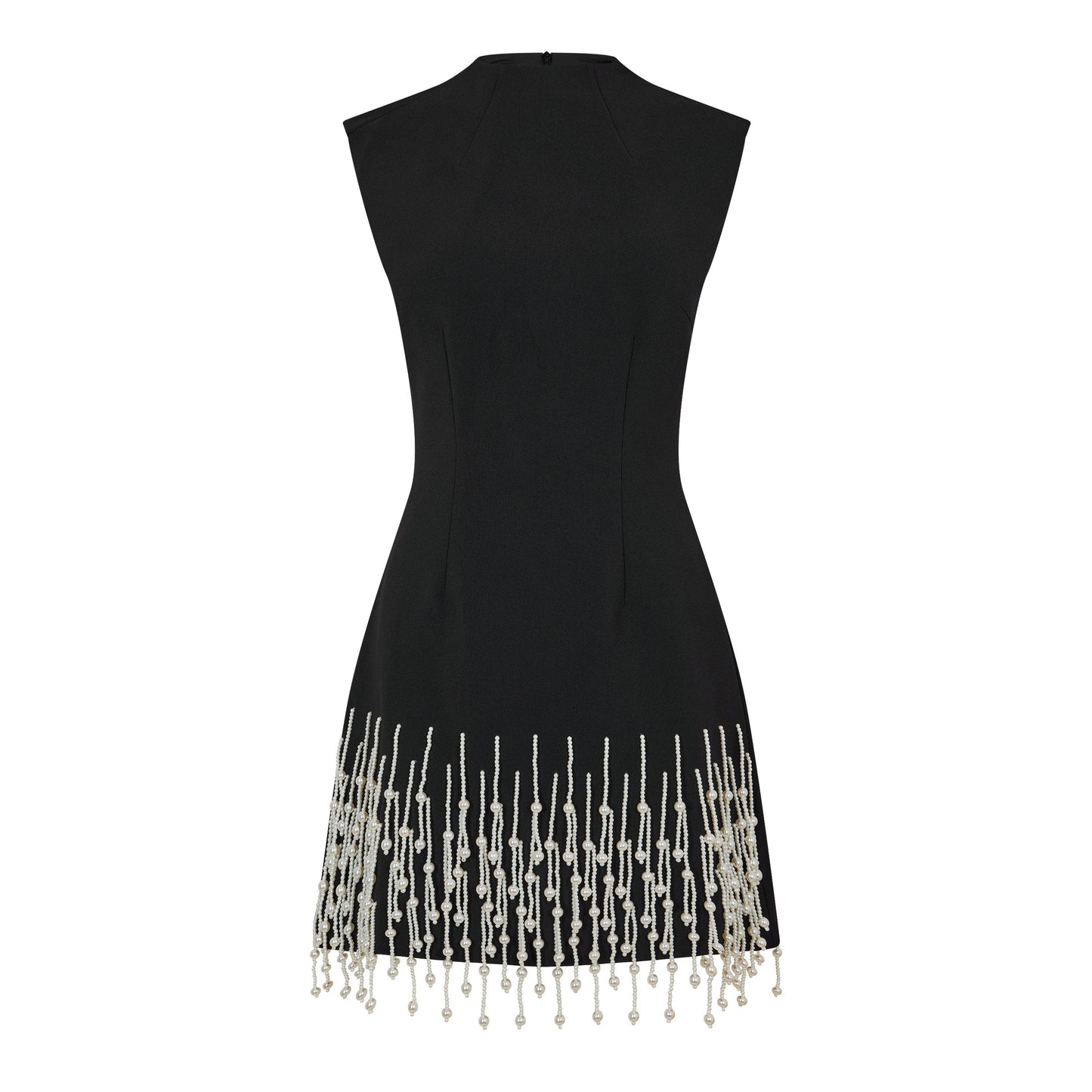 Odd Muse Women's Sleeveless Pearl Drop Mini Dress
