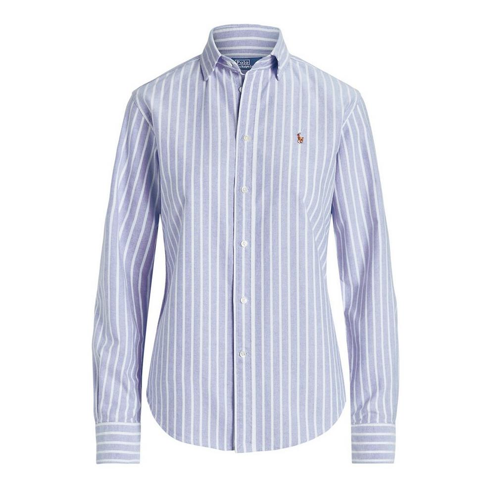 Polo Ralph Lauren Women's Charlotte Stripe Long Sleeve Oxford Shirt