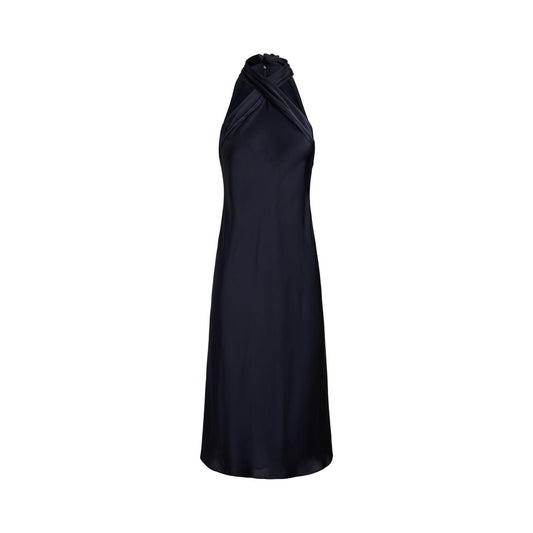 Lauren by Ralph Lauren Women's Halter-Neck Sleeveless Midi Ball Gown
