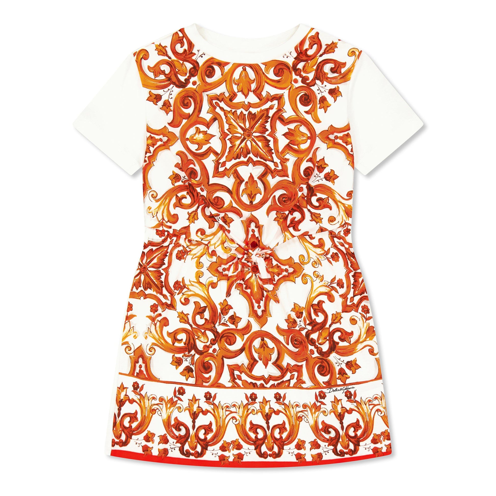 Dolce and Gabbana DG Printed Dress Jn63