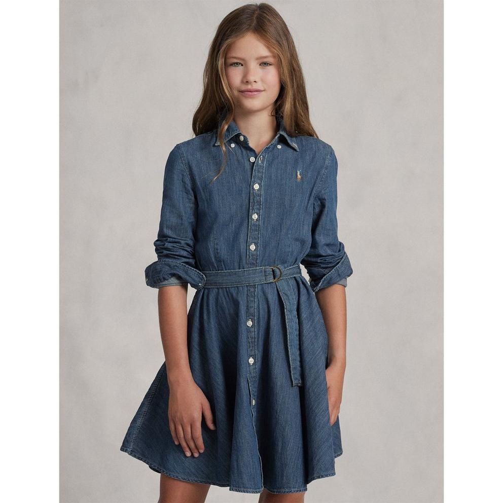 Polo Ralph Lauren Kids' Denim Shirt Dress