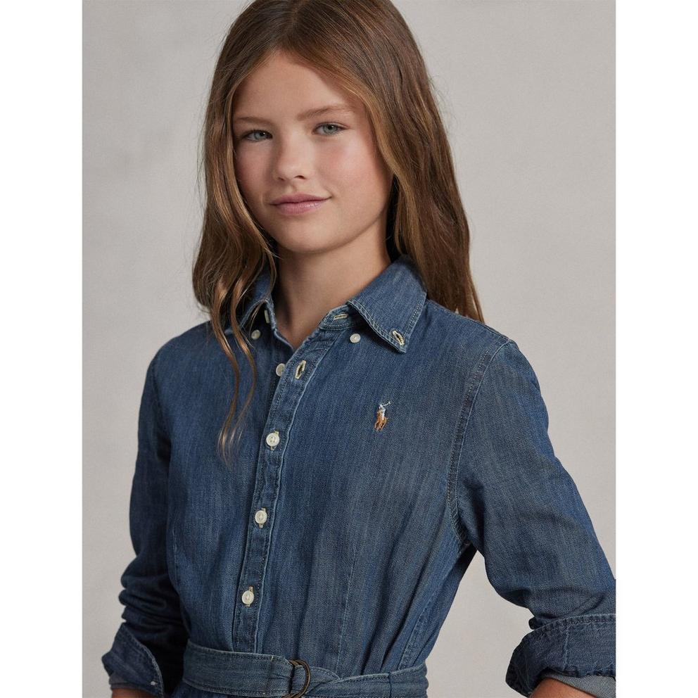 Polo Ralph Lauren Kids' Denim Shirt Dress