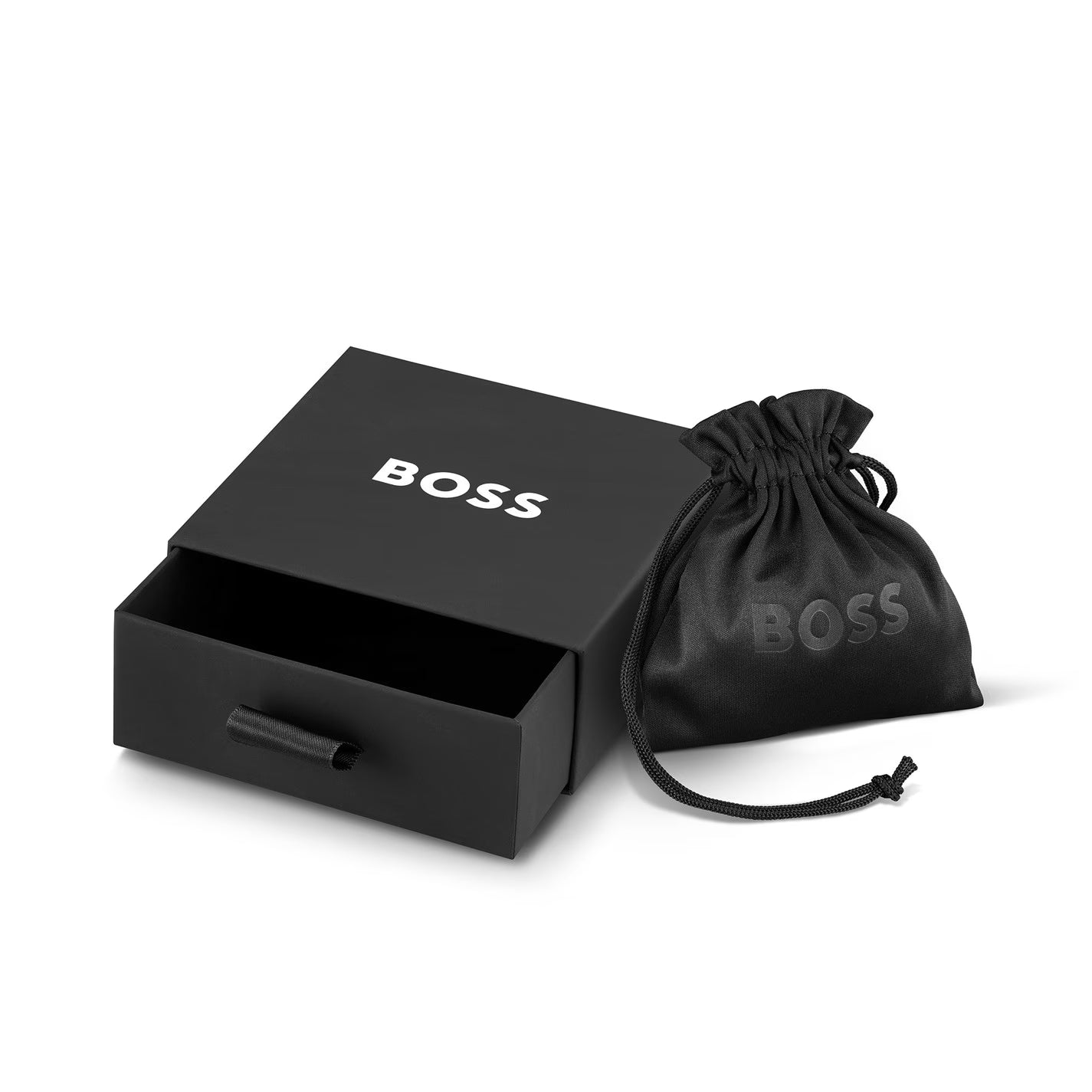 Boss Men's Ares Single Braided Leather Bracelet