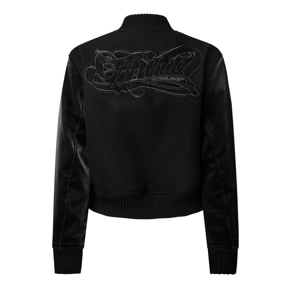 Off White Off Velvet Varsity Ld63