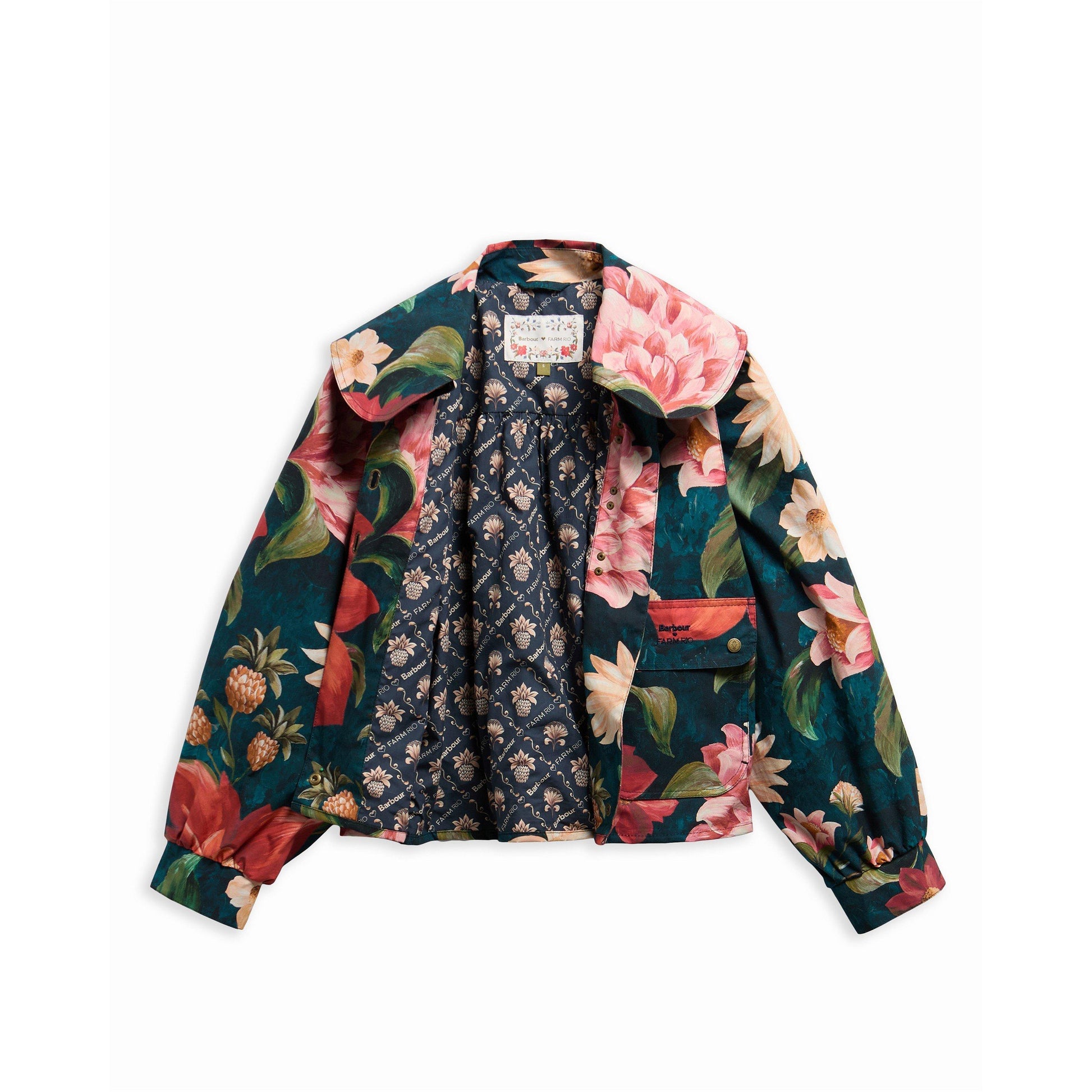 Barbour x Farm Rio Womens Barn Jacket