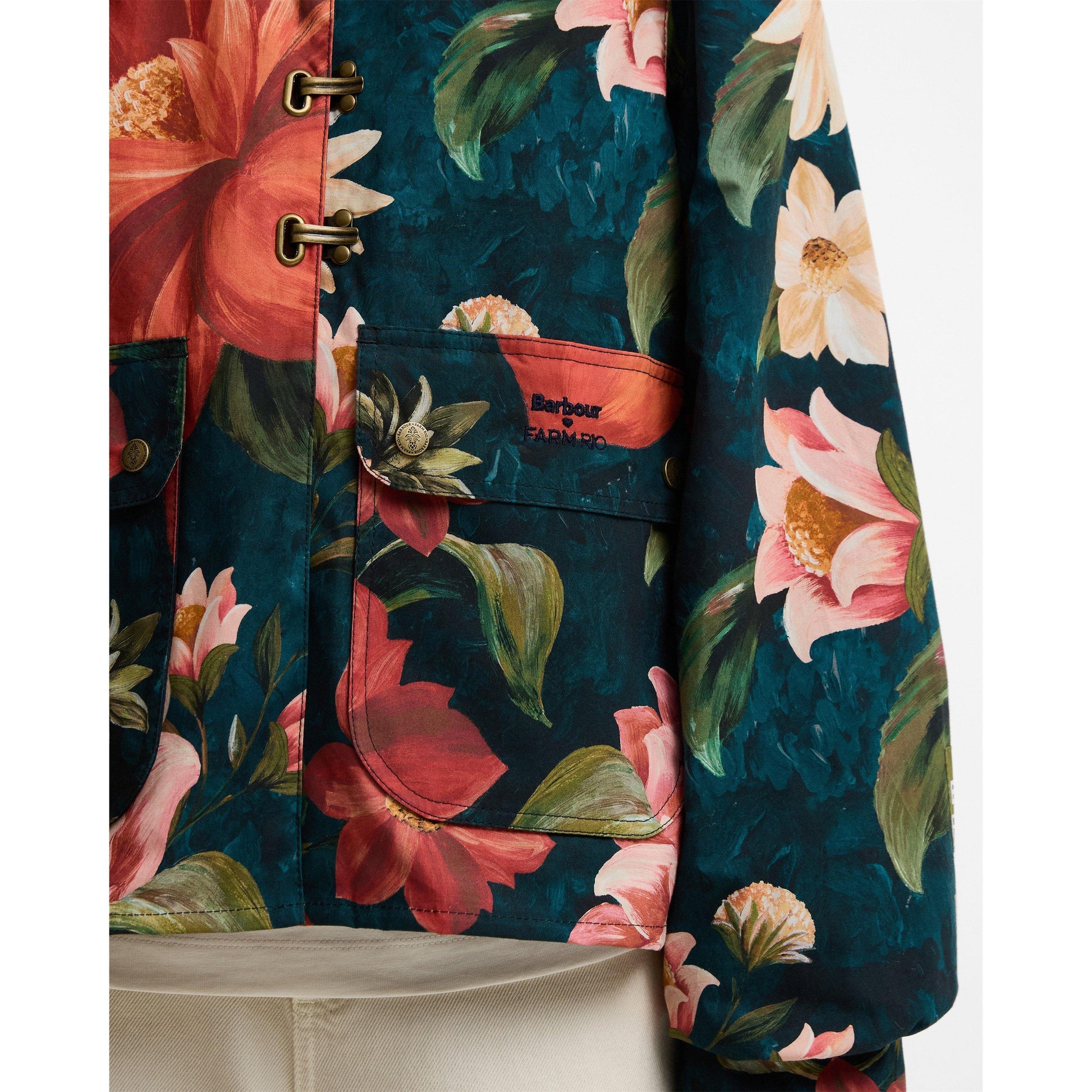 Barbour x Farm Rio Womens Barn Jacket