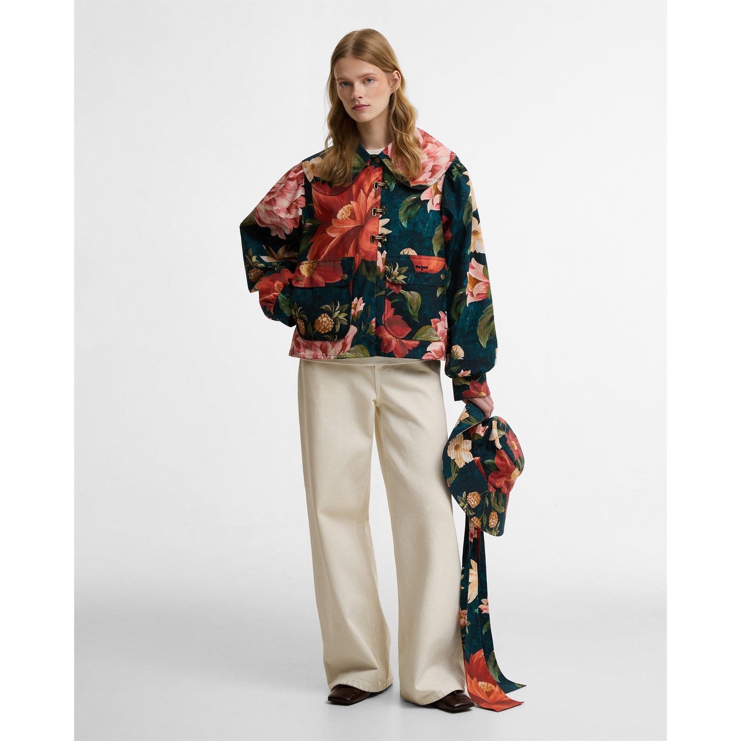 Barbour x Farm Rio Womens Barn Jacket