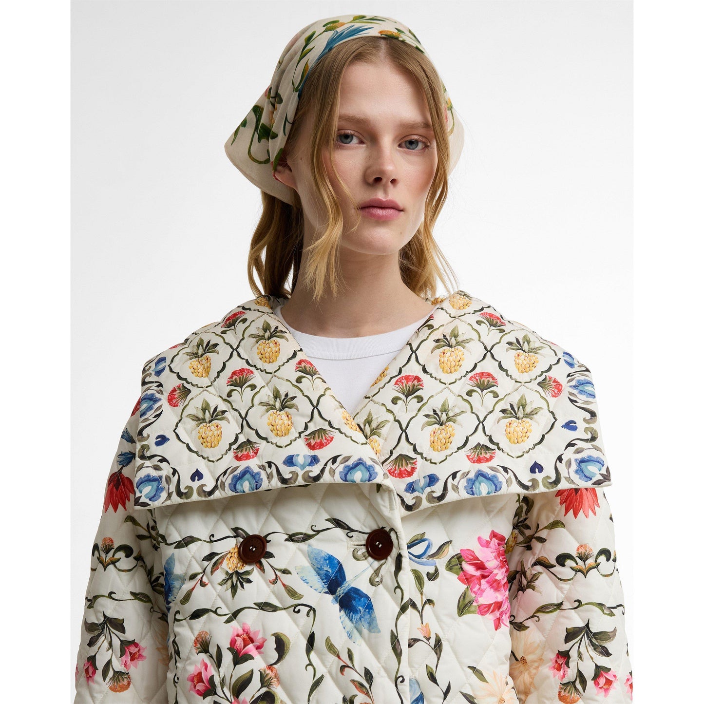 Barbour x Farm Rio Womens Quilted Jacket