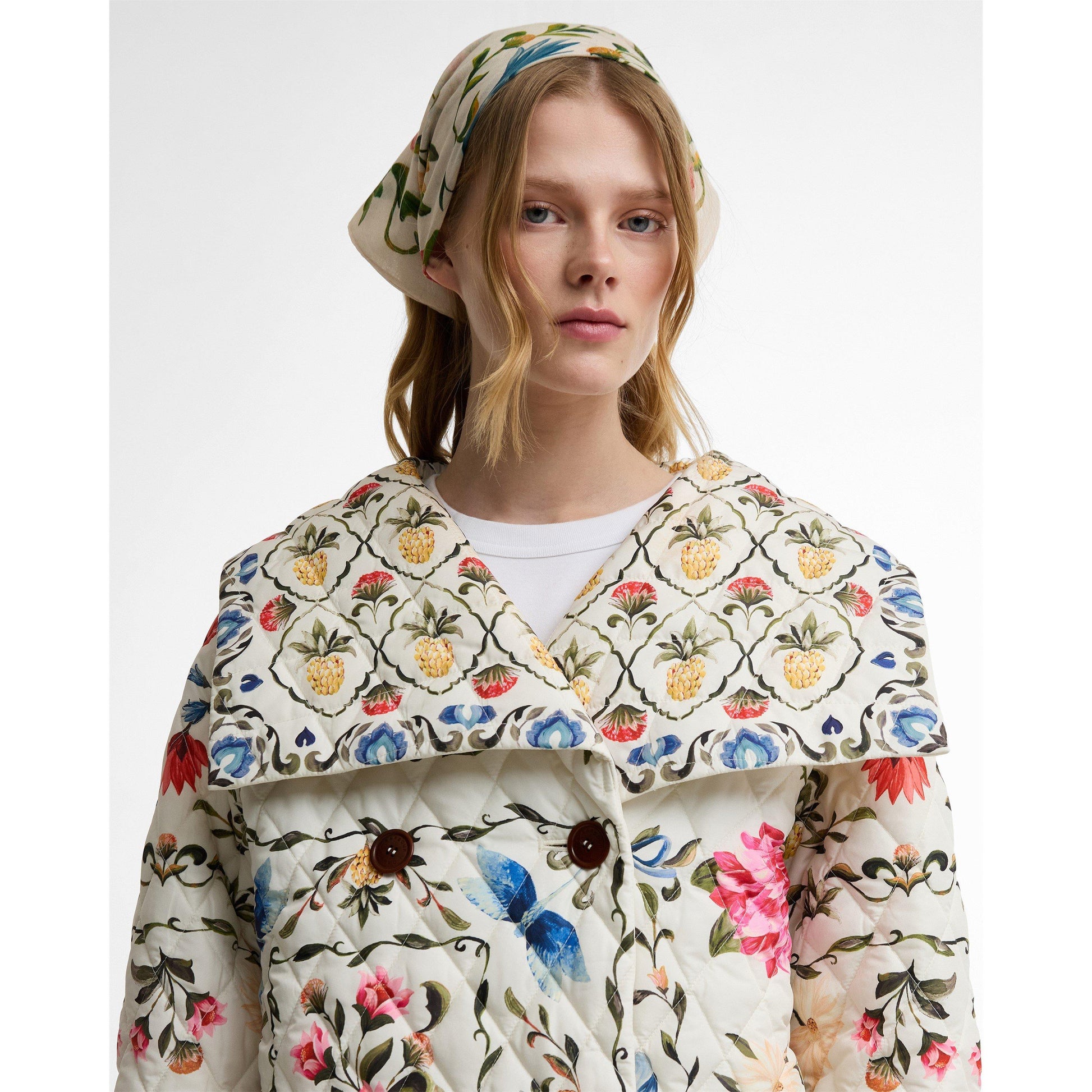 Barbour x Farm Rio Womens Quilted Jacket