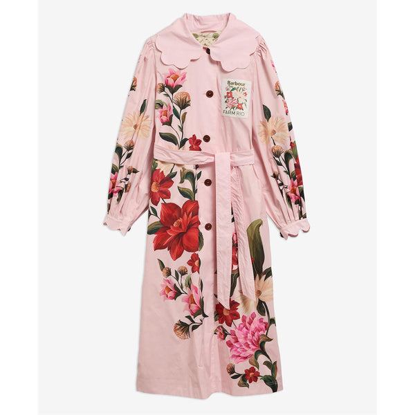 Barbour x Farm Rio Womens Trench Coat