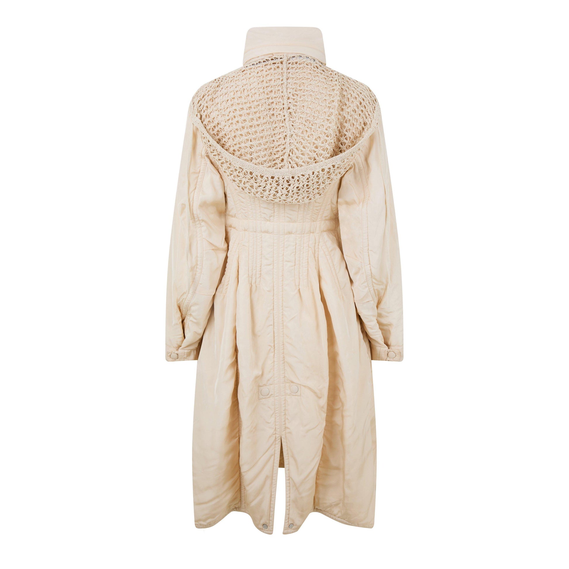 Bottega Veneta Women's Mid-Length Hooded Long Sleeve Full Zip Parka
