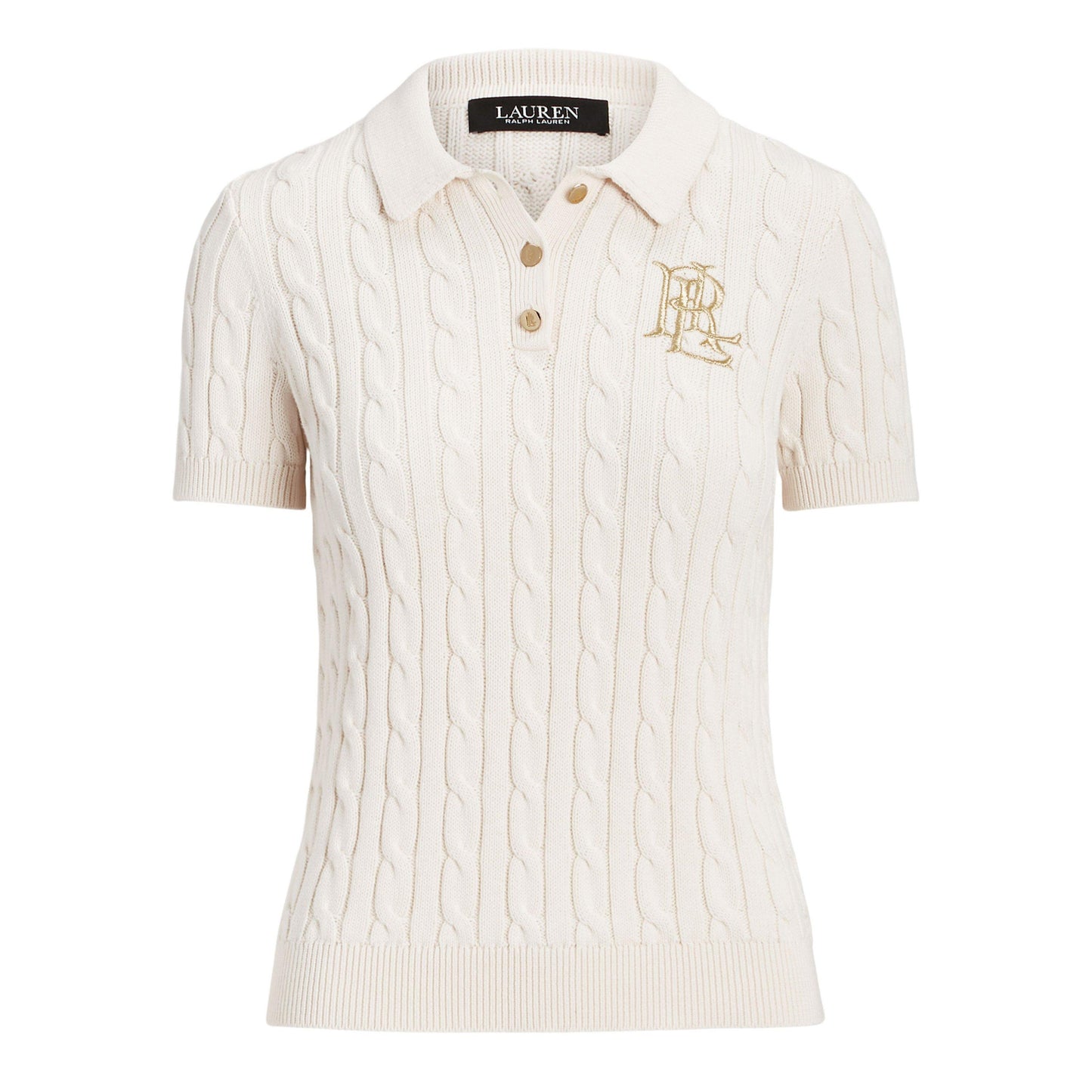 Lauren by Ralph Lauren Women's Natrissa Plo Knitted Top