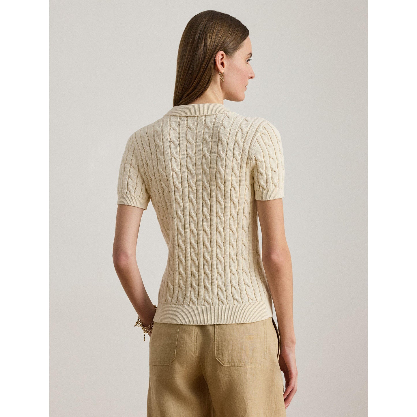 Lauren by Ralph Lauren Women's Natrissa Plo Knitted Top